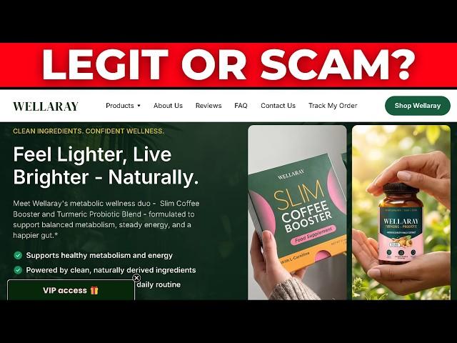 Wellaray Slim Coffee Booster Fake-Shops erkennen – Warnung vor Kopien und Abofallen